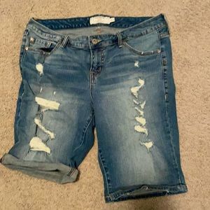 Torrid Bermuda Jean shorts